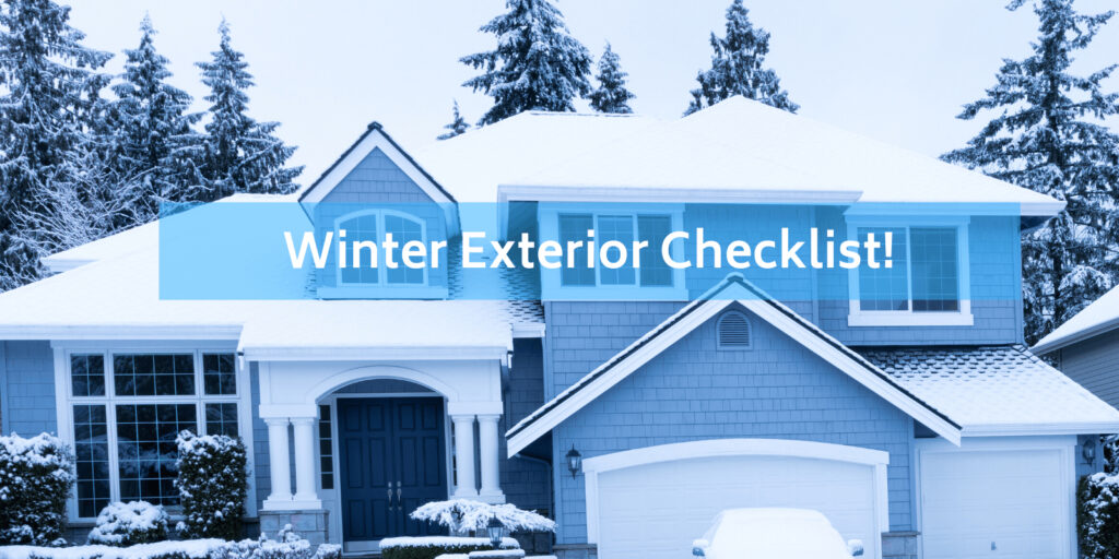 exterior winter checklist