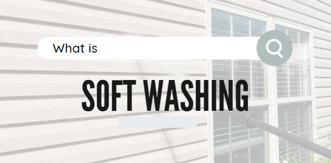 what is soft washing vs pressure washing