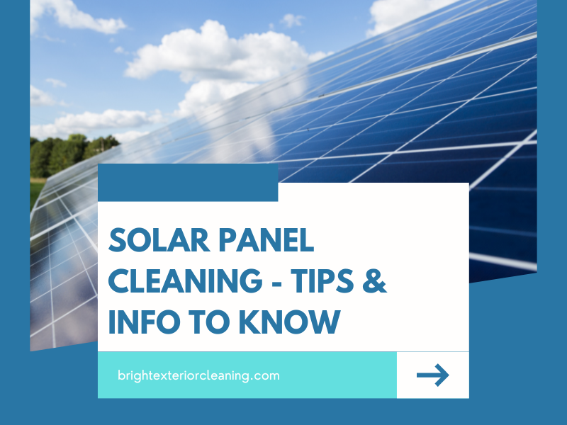 solar panel cleaning info