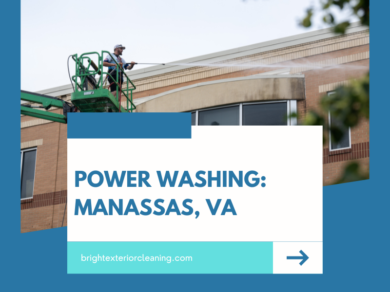 A Commerical Pressure Washing Project: Manassas, VA